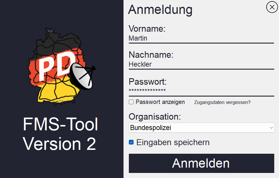 Anmeldung